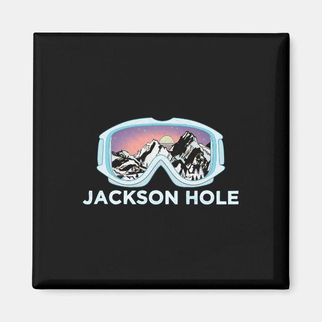 Imã Jackson Hole Ski Design Jackson Hole (Frente)