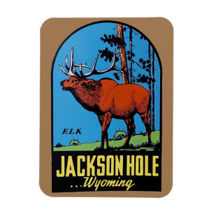 Ímã Jackson Hole, Wyoming Magnet
