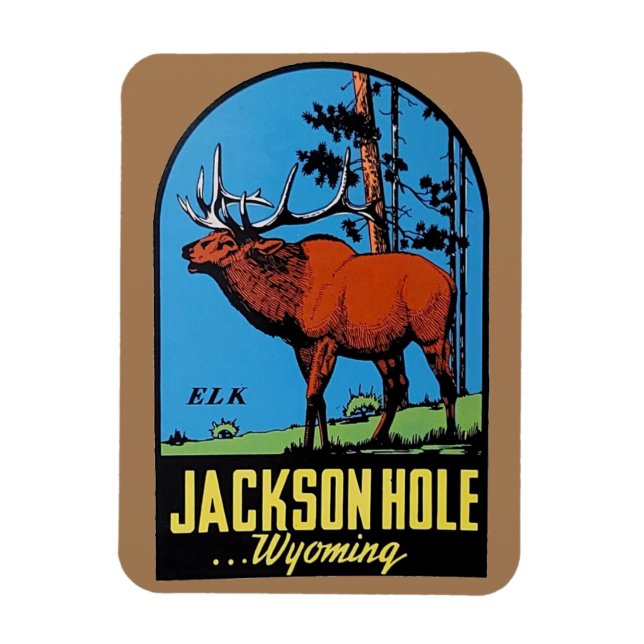Ímã Jackson Hole, Wyoming Magnet (Vertical)