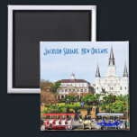 Imã Jackson Square, Nova Orleans Magnet<br><div class="desc">Jackson Square,  Nova Orleans Magnet</div>