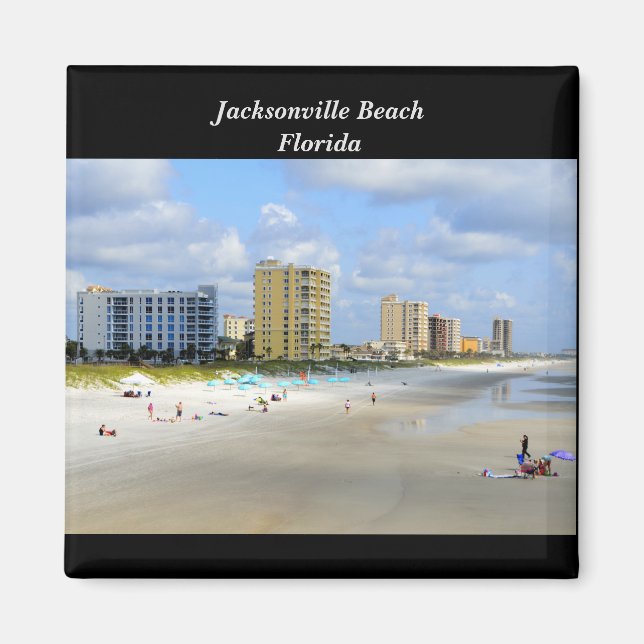 Imã Jacksonville Beach, Florida (Frente)