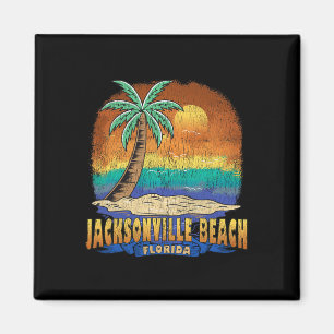 Imã Jacksonville Beach Flórida Vintage - Sov Afastado