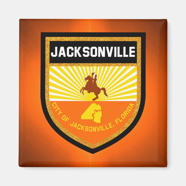 Imã Jacksonville Flag (Frente)