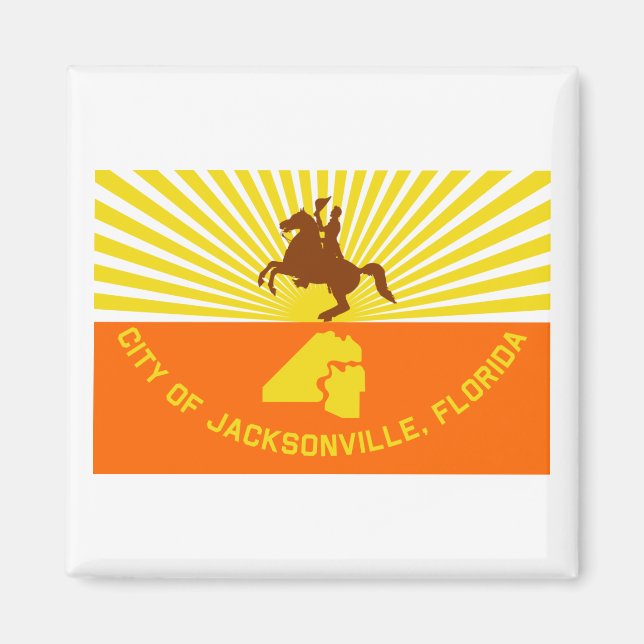Imã Jacksonville Flag (Frente)