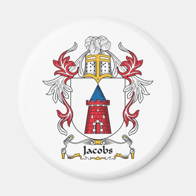 Imã Jacobs Family Crest (Frente)