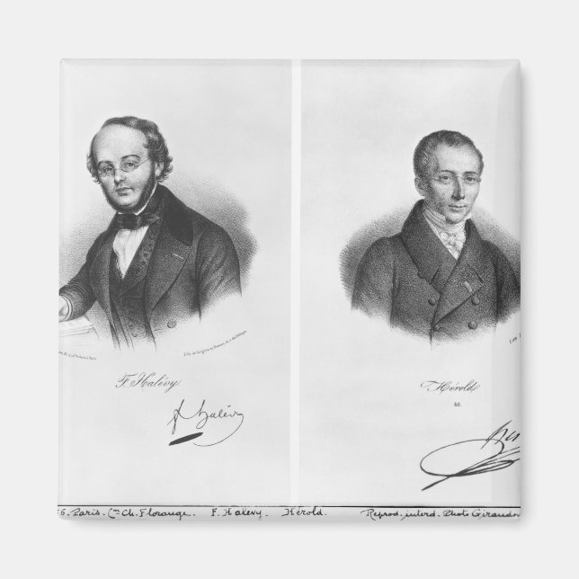 Imã Jacques Fromental Halevy e Ferdinand Herold (Frente)