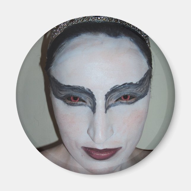 Imã Jacqui B Black Swan Magnet (Frente)