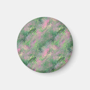 Imã Jade Green Crystal Gel Pattern