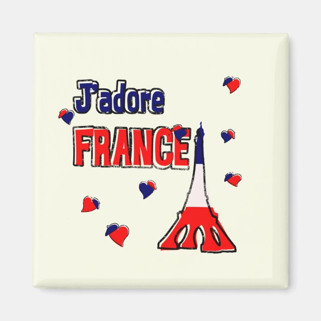 Imã J'Adore França (Frente)
