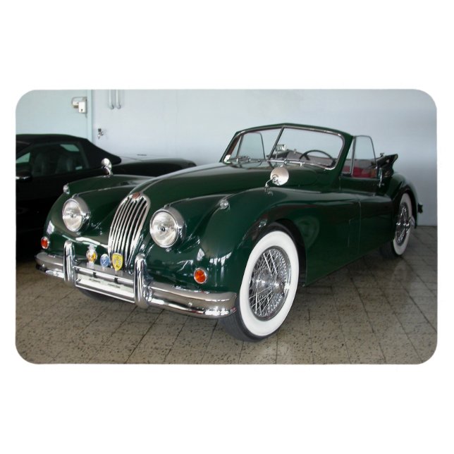 Ímã Jaguar Verde Corrente XK 120 (Horizontal)