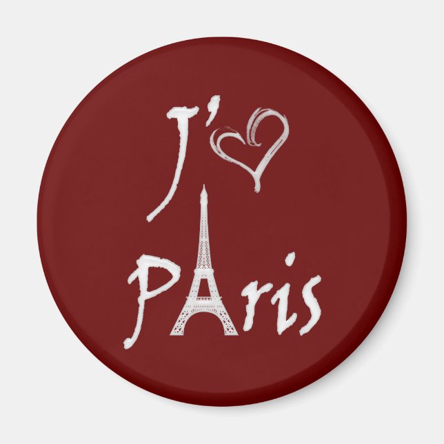 Imã j'aime Paris (Frente)