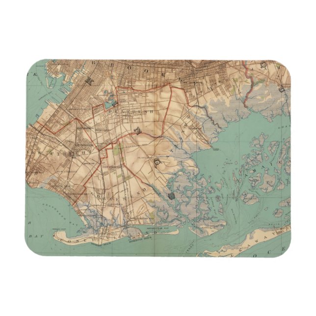 Ímã Jamaica Bay e Brooklyn (Horizontal)