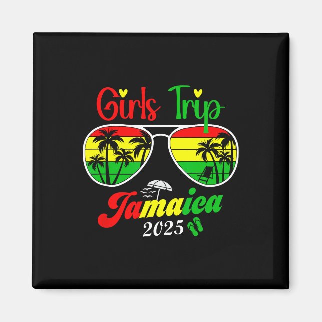 Imã Jamaica Family Reunion Girls Trip 2025 Vacation Su (Frente)