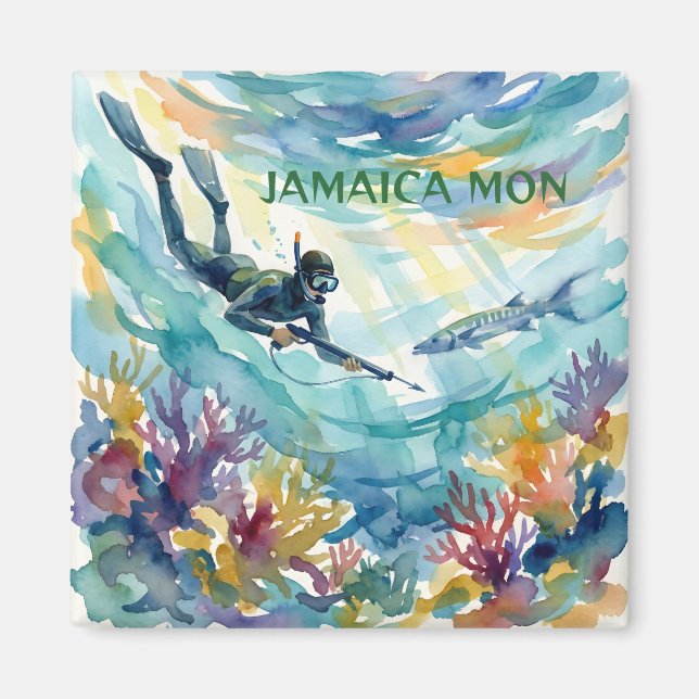 Imã Jamaica feliz (Frente)
