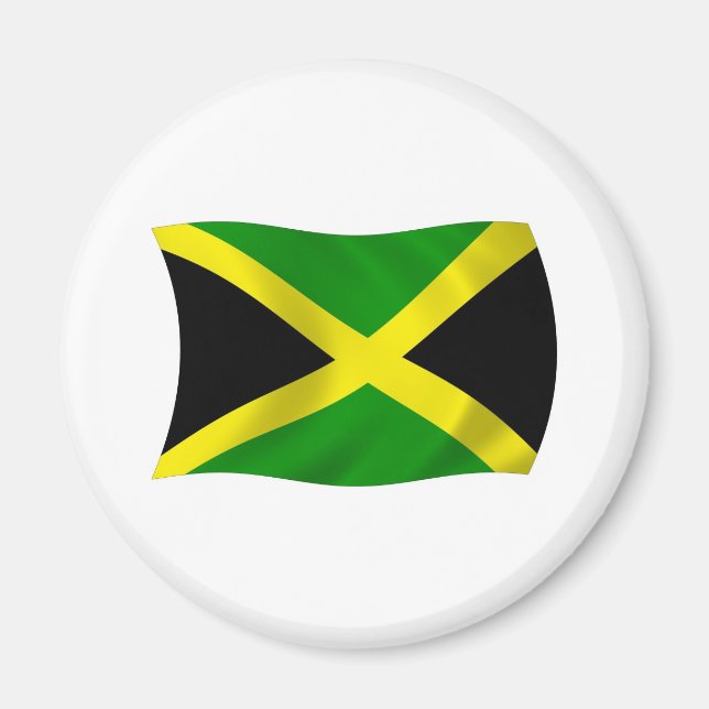 Imã Jamaica Flag Magnet (Frente)