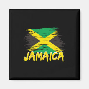 Imã Jamaica Retrô Vintage Aquarelas Esporte Bandeira J