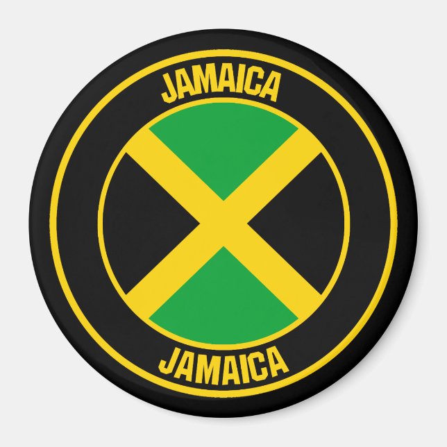 Imã Jamaica Round Emblem (Frente)
