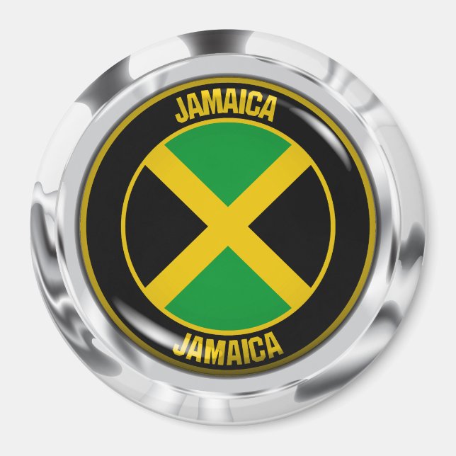 Imã Jamaica Round Emblem (Frente)