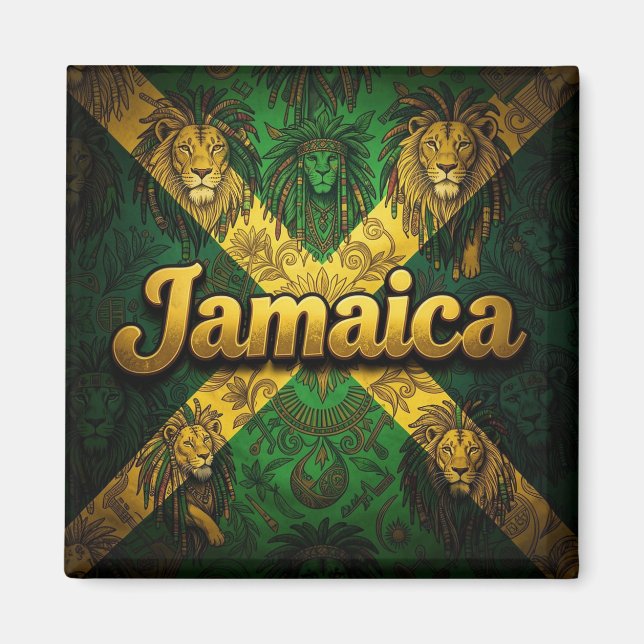 Imã Jamaica sim (Frente)