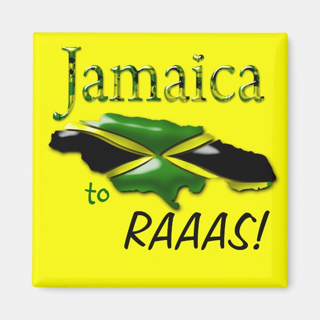 Imã Jamaica to Raaas Magnet (Frente)