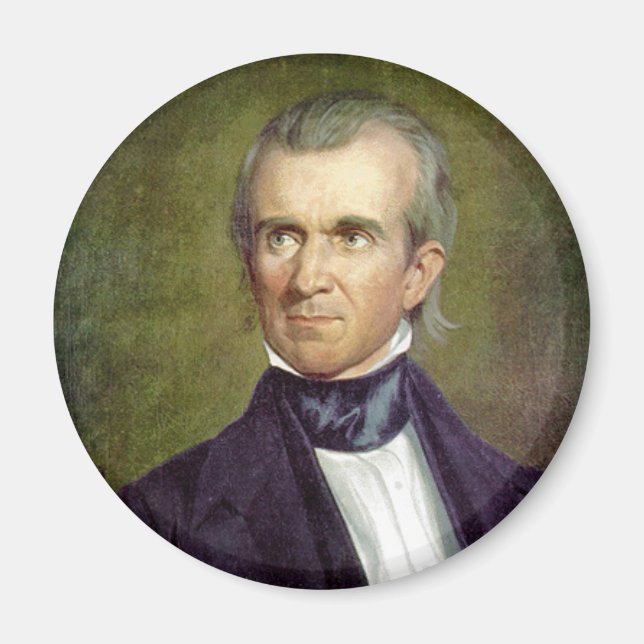 Imã James K Polk Magnet (Frente)