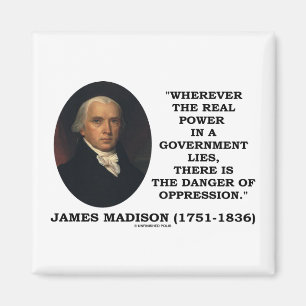 Imã James Madison Real Power Mete O Risco De Opressão