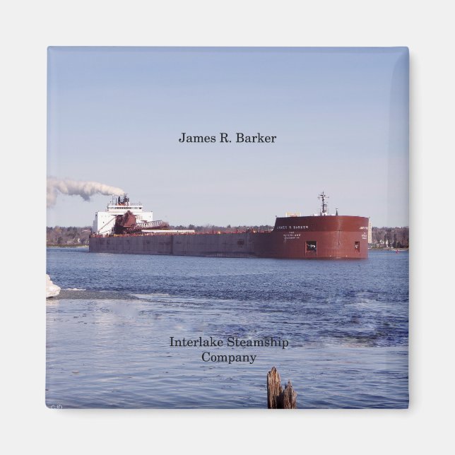 Imã James R. Barker magnet (Frente)