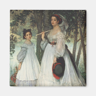 Imã James Tissot as duas irmãs: Retrato, 1863