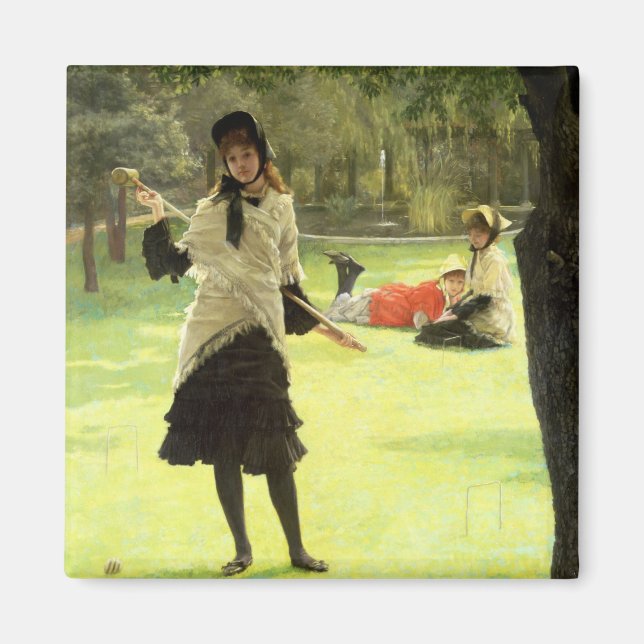 Imã James Tissot | Croquet, c.1878 (Frente)