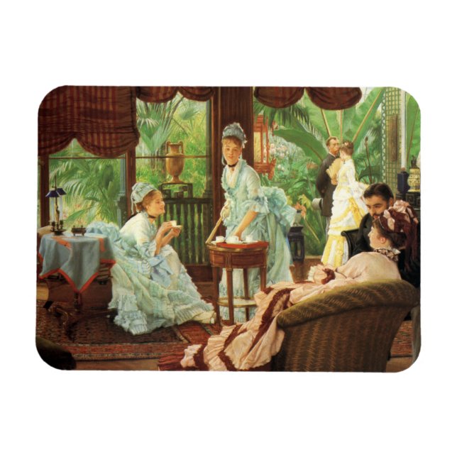 Ímã James Tissot Victorian Tea Party Magnet (Horizontal)