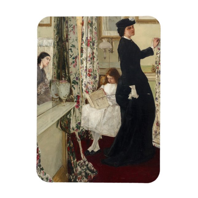 Ímã James Whistler - A Sala de Música (Vertical)