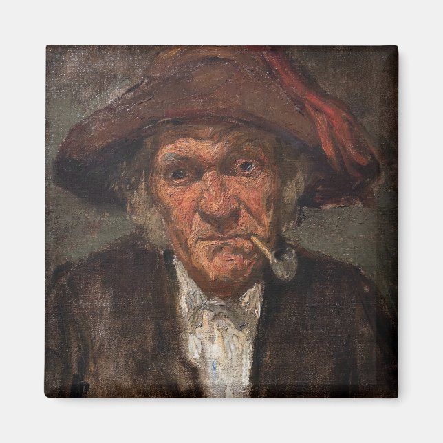 Imã James Whistler - Homem Fumando um Pipe (Frente)