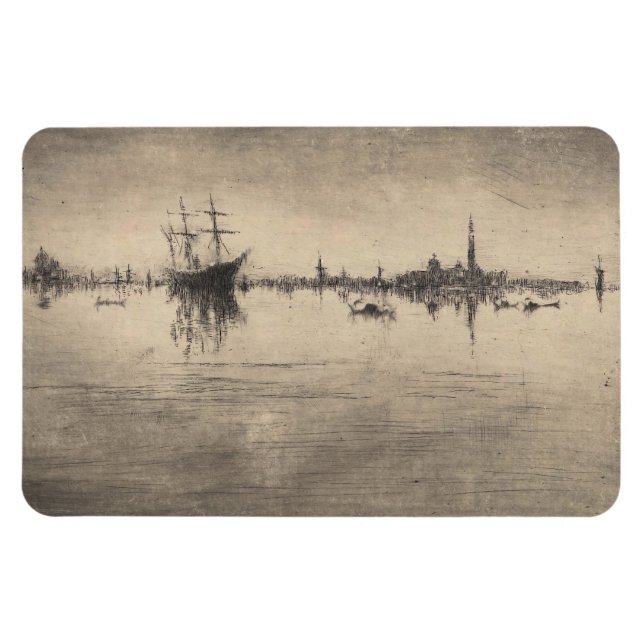 Ímã James Whistler - Noturne, de Veneza (Horizontal)