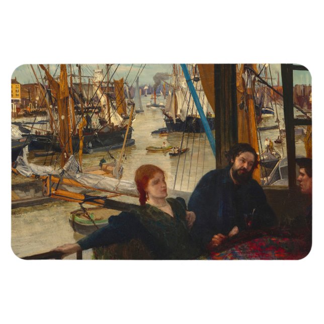 Ímã James Whistler - Wapping (Horizontal)