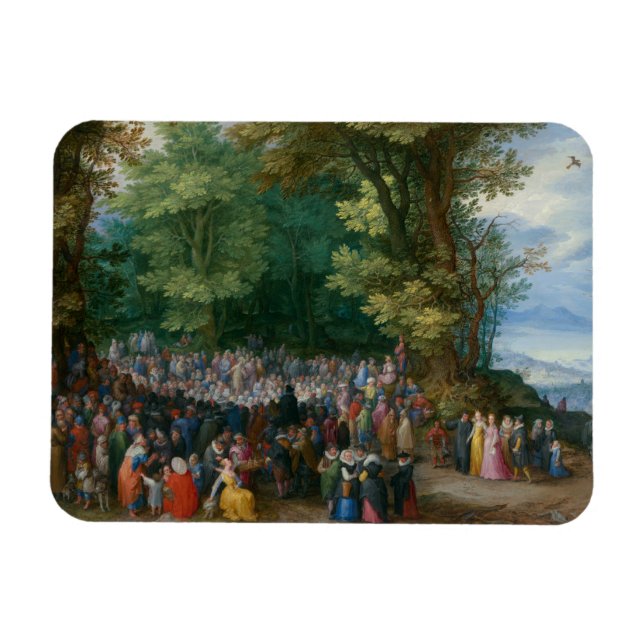 Ímã Jan Brueghel, o Velho - O Sermão no Monte (Horizontal)
