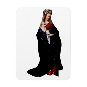 Ímã Jan van Eyck - A Virgem na Igreja Arte Fina