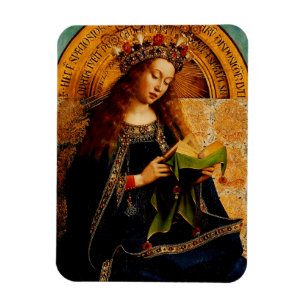 Ímã Jan van Eyck - Coleção de Belas Artes da Virgem Ma