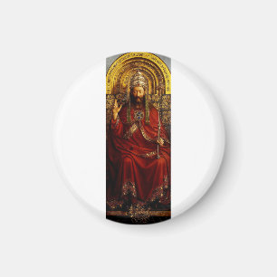 Imã Jan van Eyck Deus Pai no Trono Arte Fino