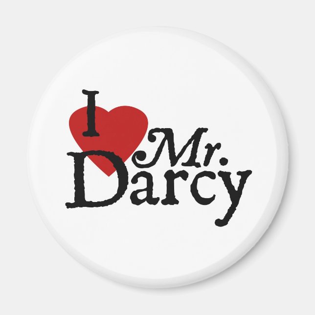 Imã Jane Austen, eu adoro o Sr. Darcy (Frente)