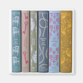 Imã Jane Austen's novels on a magnet