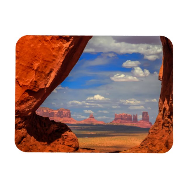 Ímã Janela de rocha para o Monument Valley, AZ (Horizontal)