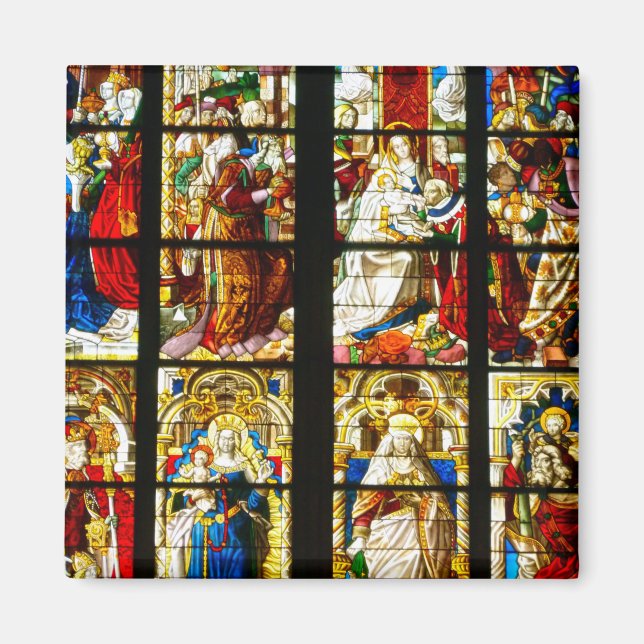 Imã Janela de Vidro Estreita na Catedral de Colônia, A (Frente)