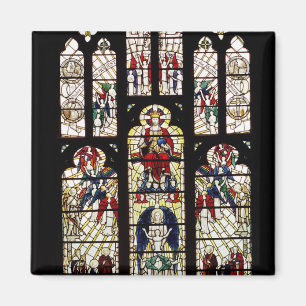 Imã Janela na catedral de Worcester, século XV