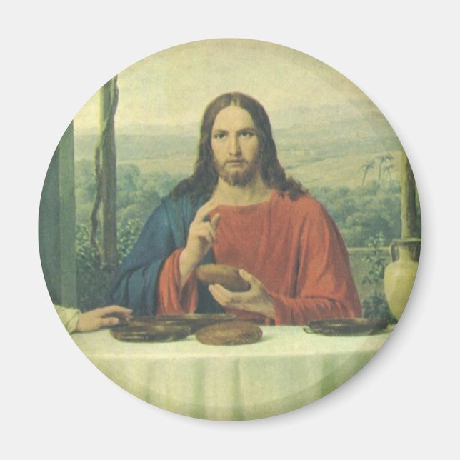 Imã Jantar Antigo em Emaús com Jesus Cristo (Frente)