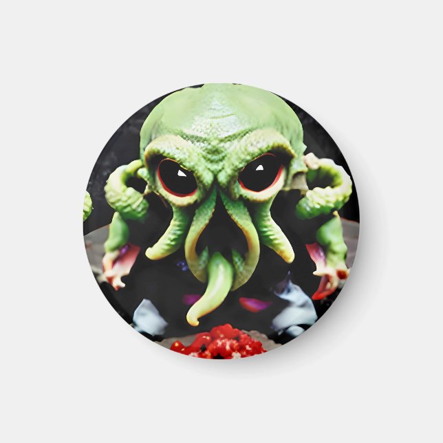 Imã Jantar com Cthulhu (Frente)