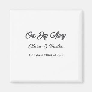 Imã jantar de ensaio um dia à noite antes do nome da