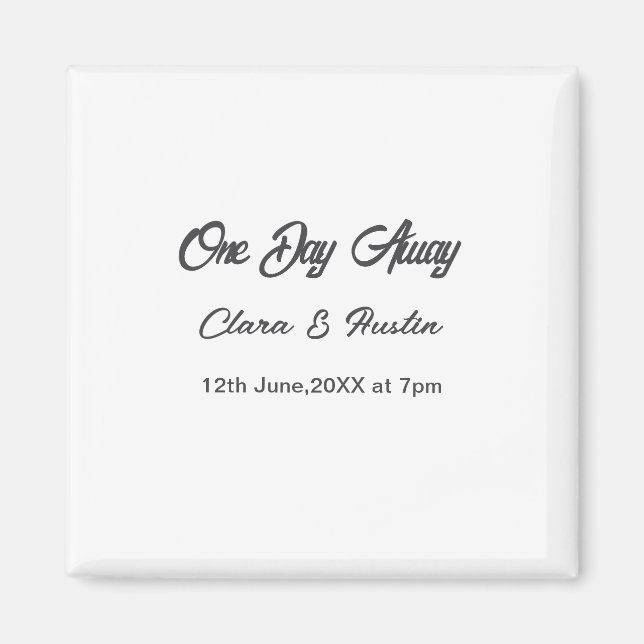 Imã jantar de ensaio um dia longe noite antes nome da (Frente)