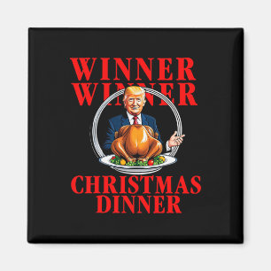 Imã Jantar de Natal do Vencedor Engraçado Trump Ganhou