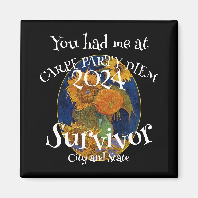 Imã Jantar Festa Feriado Coquetel Vinho Queijo 2047 (Frente)