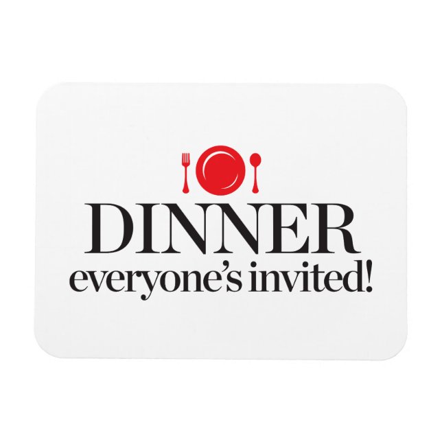 Ímã Jantar todos convidados (Horizontal)